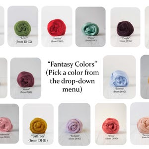 Viscose Hair Fiber For Doll Wigs and Hair/Fantasy Colors