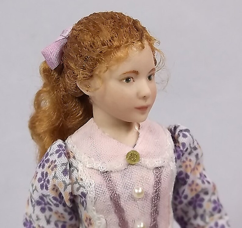Miniature Dollhouse Doll in 112 Scale/Victorian or Edwardian Etsy