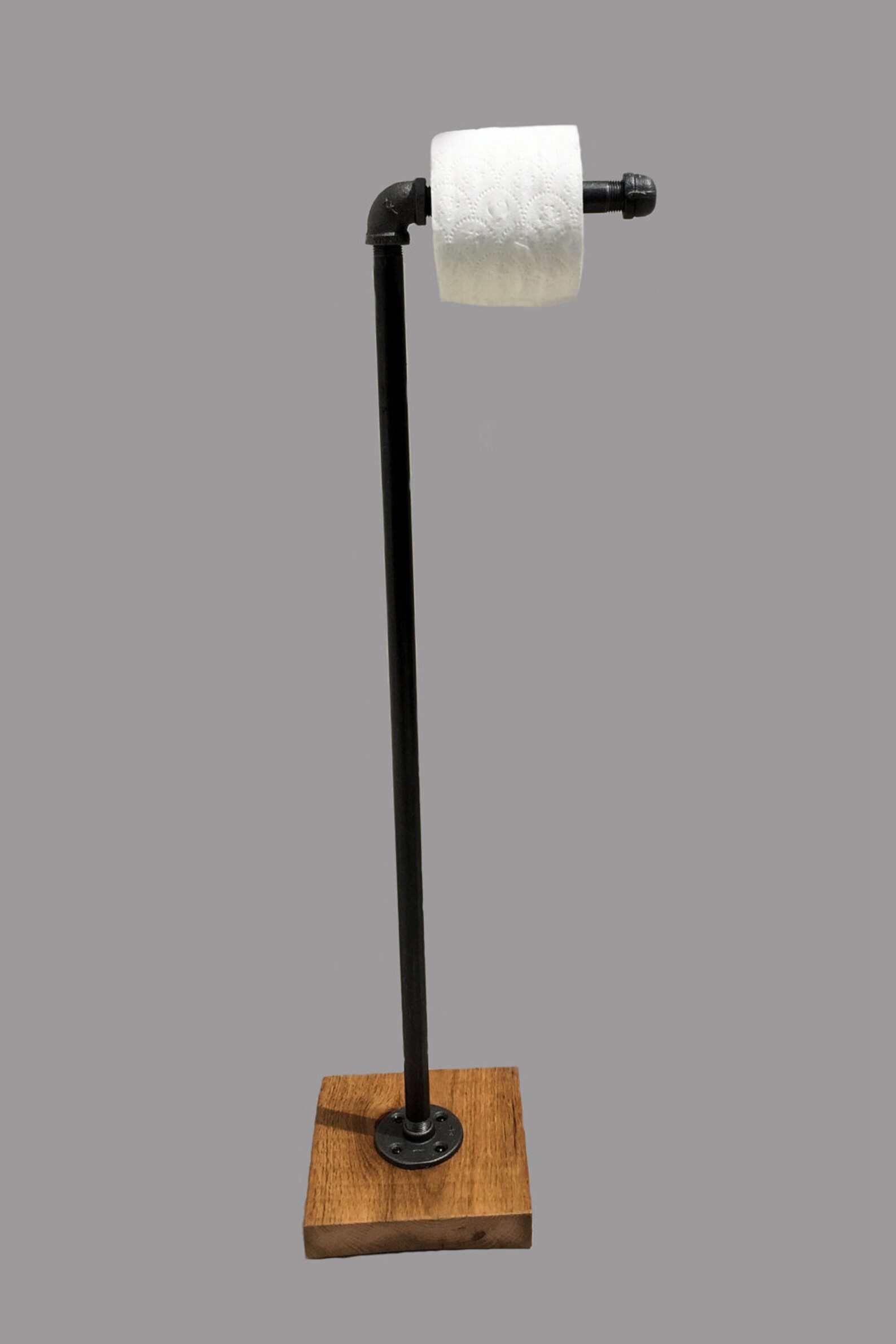 Toilet paper holder Stand toilet paper stand rustic toilet Etsy