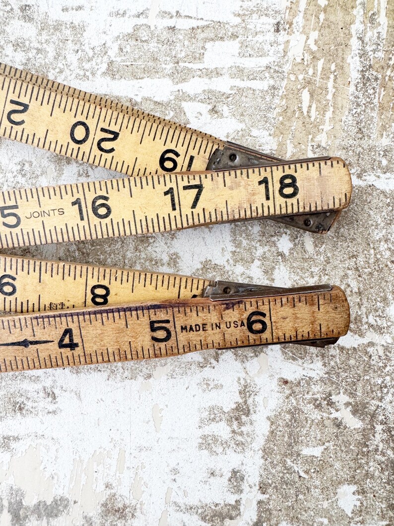 Folding Wood Ruler • 6 Feet • 72” • Oxwall - Etsy