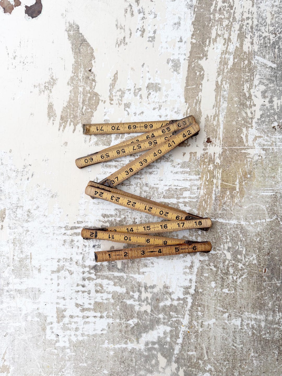 Folding Wood Ruler • 6 Feet • 72” • Oxwall - Etsy