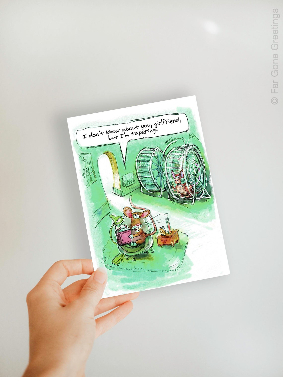 Printable birthday card for Peloton runner Marathon runner
