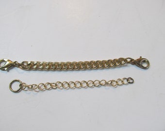 Necklace Extender Chains for Extending Length Gold Tone Neclace extender Chains Lot