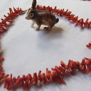 10K Antique Coral Necklace 10K Gold Mermaid Beach Wedding Jewlery Branch Coral Necklace LATAUSCA 10K Necklace Alternative wedding Jewelry
