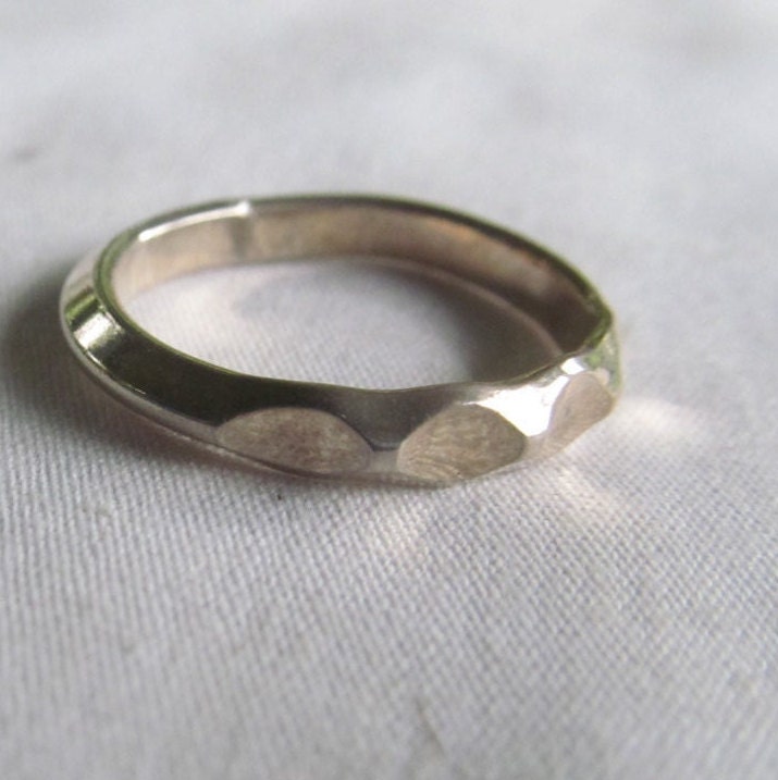 Thumb Ring Sterling Silver Ring Size 8 Modern Minimalist - Etsy