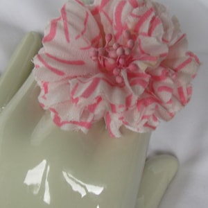 Chunky Pink Carnation Brooch 60s Vintage Brooch Shabby Pink Jewelry Carnation Jewelry Carnation Boutonniere Wedding Tux Brooch Pin