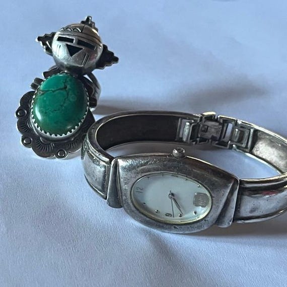 Robert Lee Morris Studios Sterling Silver Watch Band MOP  display picture 1