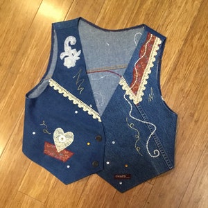 Rockabilly Denim Vest
