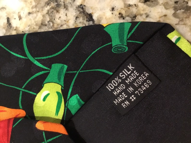 Christmas Light Necktie