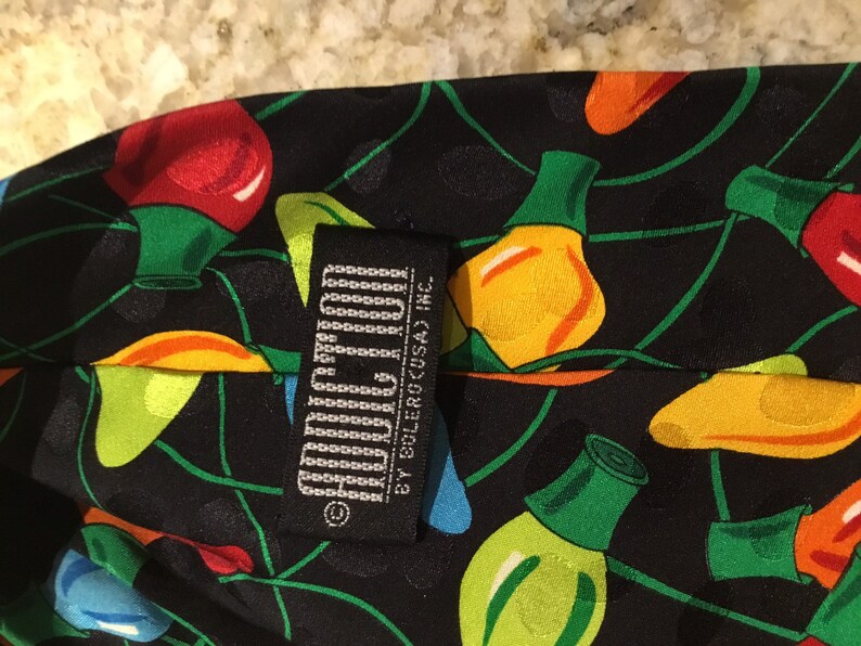 Christmas Light Necktie