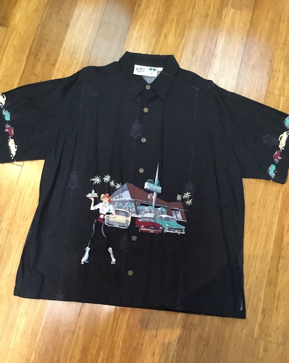 Vintage Mel’s Diner Hawaiian Shirt