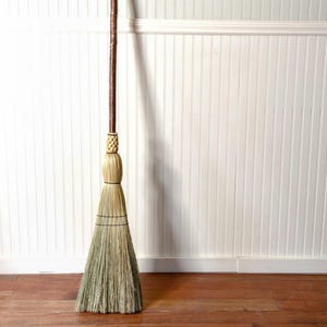 Rustic Kitchen Broom - Western Hazel Root Branch - One Only - Free Shipping