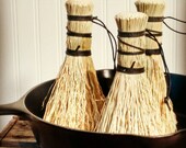 6 Pack Broomcorn Pot Scrubbers - Dutch Oven - Veggies - Potatoes