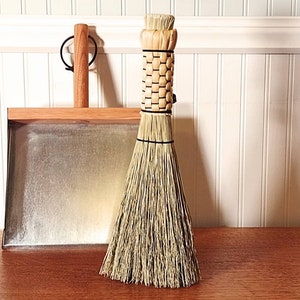 Shaker Whisk & Dustpan - Old Fashioned Cleanup Kit