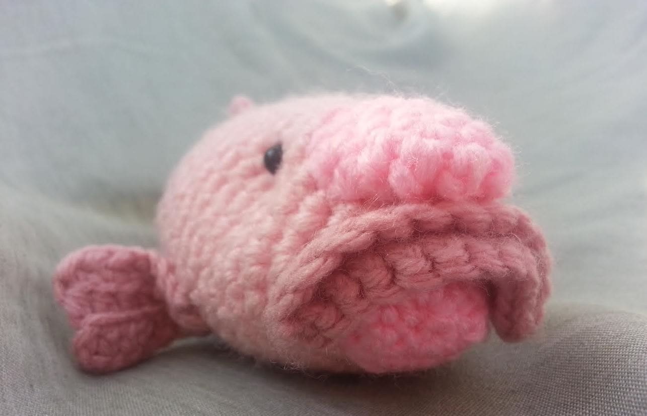 Blobby the Blob Fish Knitting pattern by ClaireKnits