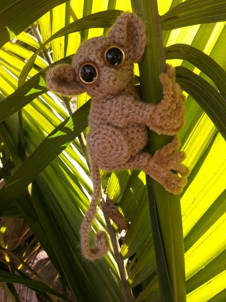 Pygmy Tarsier Realistic Amigurumi Crochet Pattern PDF image 3