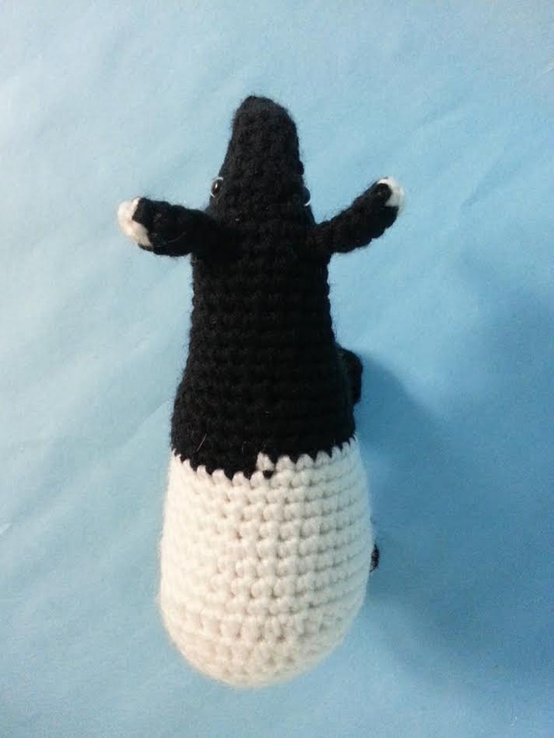 Malayan Tapir Realistic Amigurumi Crochet Pattern PDF image 4