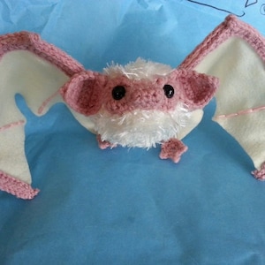 Ghost Bat Realistic Wired Amigurumi Crochet Pattern PDF