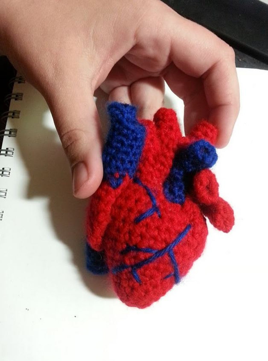 Human Heart Realistic Crochet Pattern 100% Scientifically Accurate ...