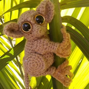 Pygmy Tarsier Realistic Amigurumi Crochet Pattern PDF image 2