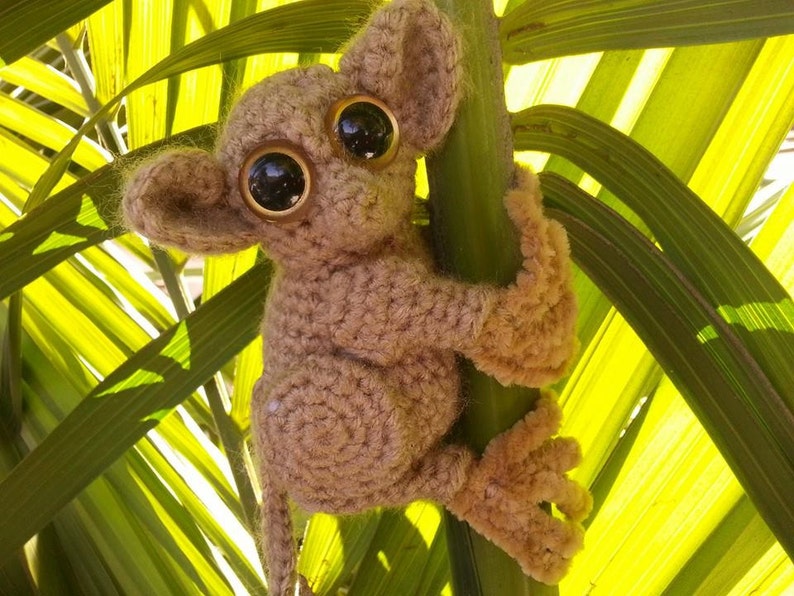 Pygmy Tarsier Realistic Amigurumi Crochet Pattern PDF image 2