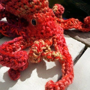 Giant Pacific Octopus Realistic Amigurumi Crochet Pattern PDF image 2