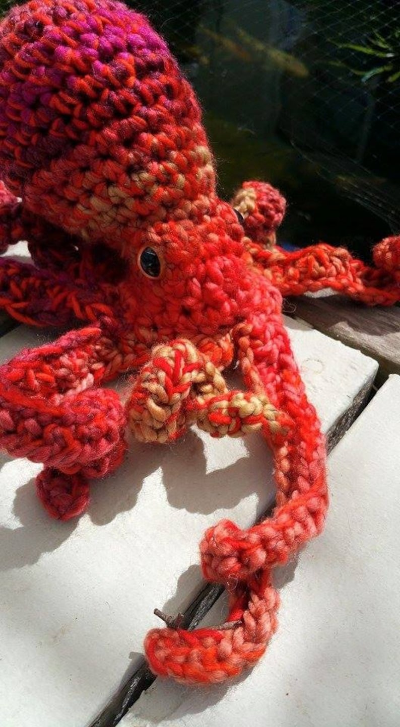 Giant Pacific Octopus Realistic Amigurumi Crochet Pattern PDF image 2