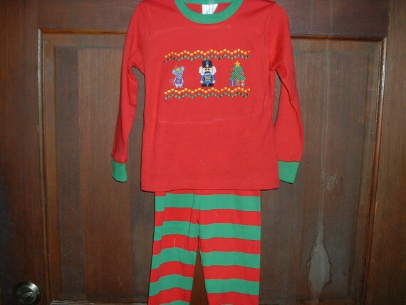 smocked christmas pajamas