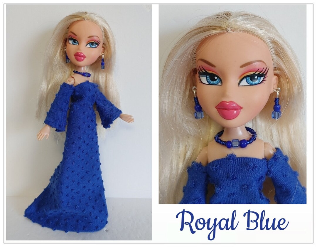 BRATZ Doll Clothes ROYAL BLUE Medieval Gown and Matching Etsy