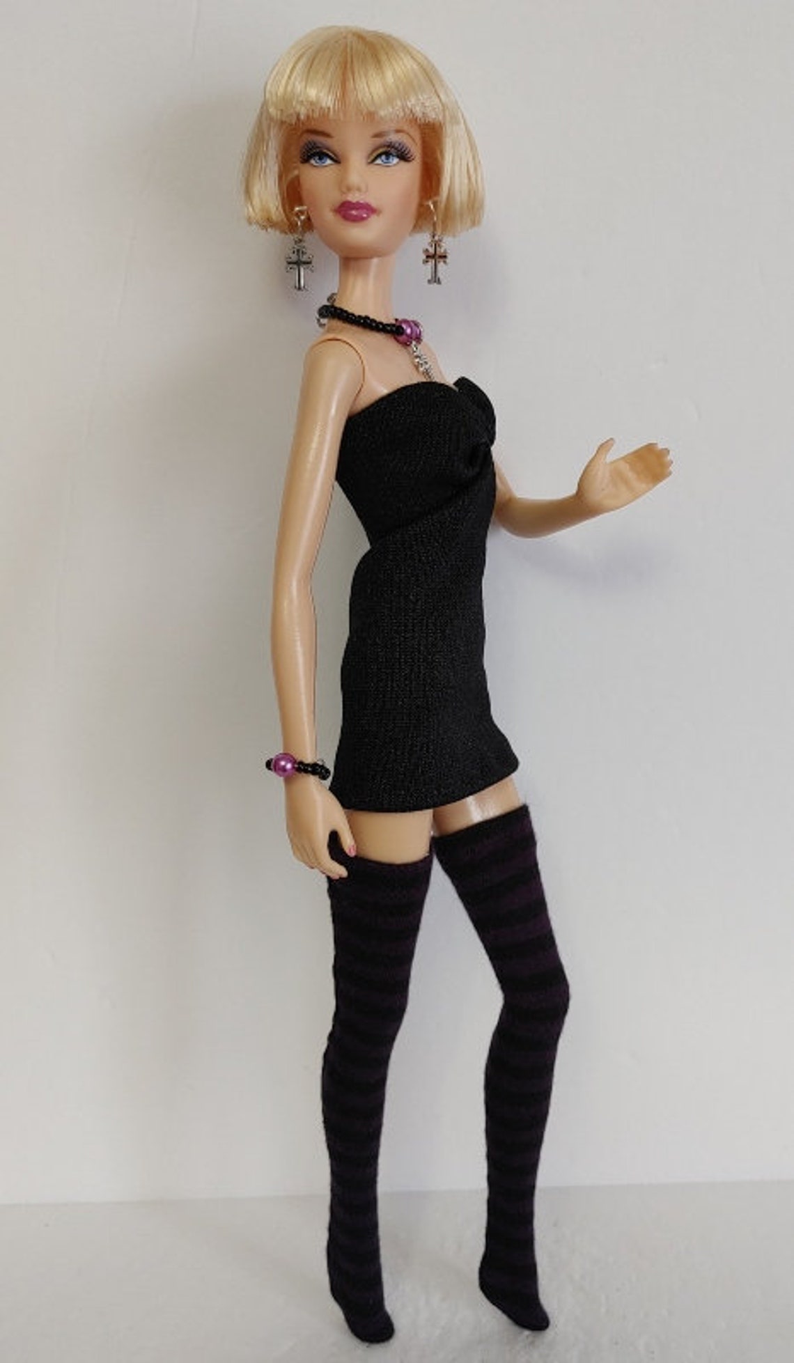 Model Muse Fashionistas Barbie Doll Clothes Sexy Goth Etsy