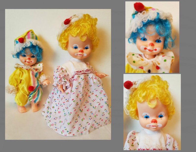 clown dolls from the 60s