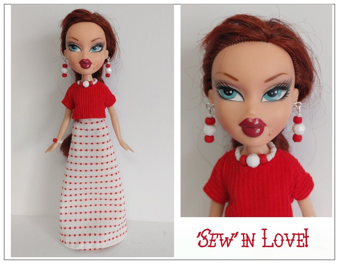 bratz doll red outfit