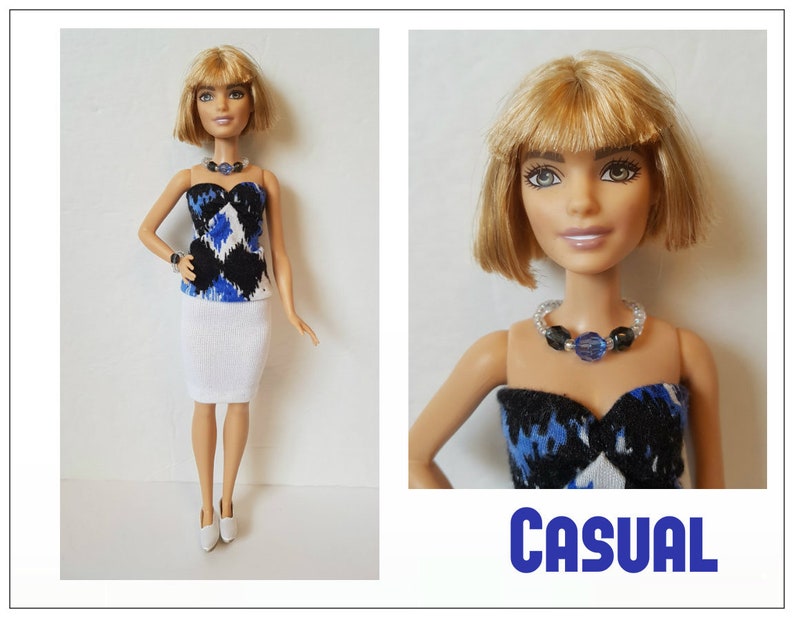 NEW Barbie Fashionista Doll Silver Necklace ~ Jewelry Clothing Accessory