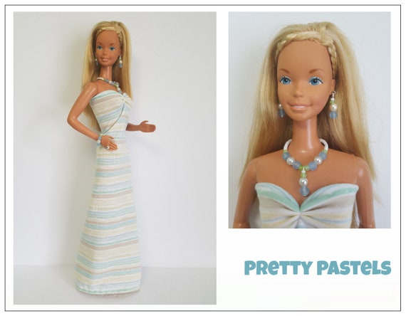 Supersize 18 In Barbie Doll Clothes Pretty Pastels Gown And Etsy