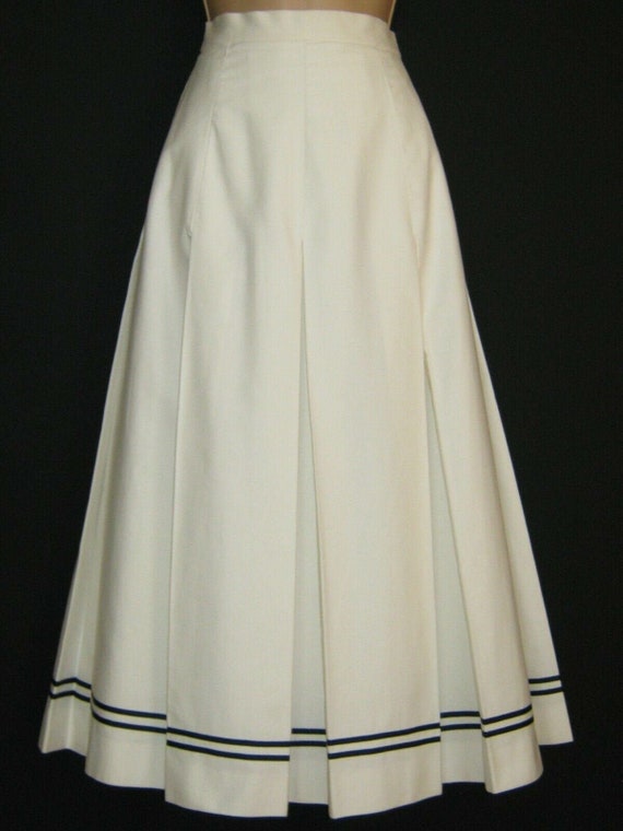 LAURA ASHLEY Vintage 80s Edwardian Sailor Nautical
