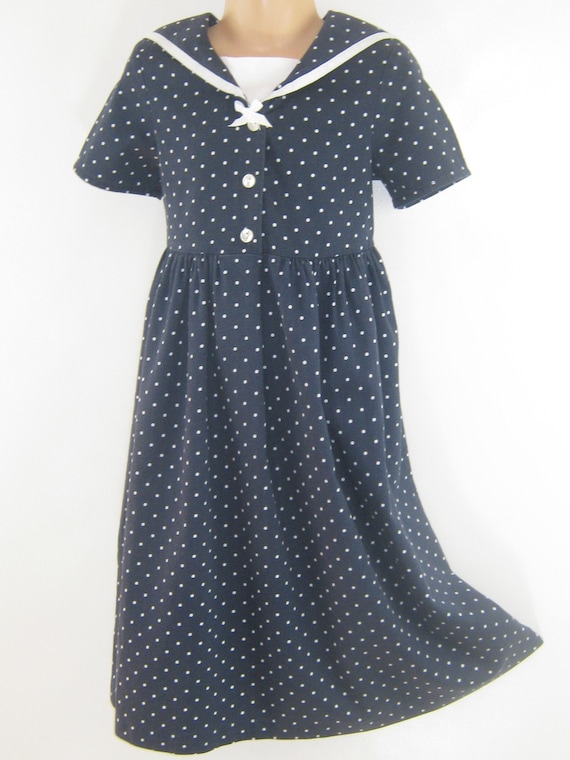 LAURA ASHLEY Vintage Mother&Child Label Polka Dot