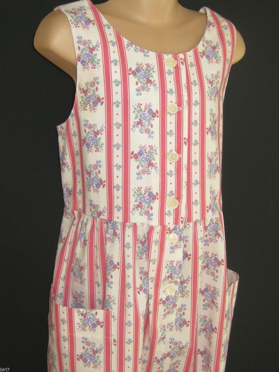 LAURA ASHLEY Vintage Girls Spring Bouquet Pink Cre