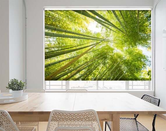 Bambus Wald Gedruckt Blackout Vorhänge Für Schlafzimmer Fenstervorhänge Für 