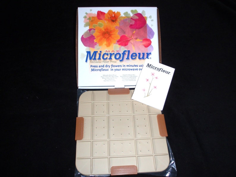 Microwave Flower Press 5 x 5 Flower Press Gift for flower lovers 077 image 3