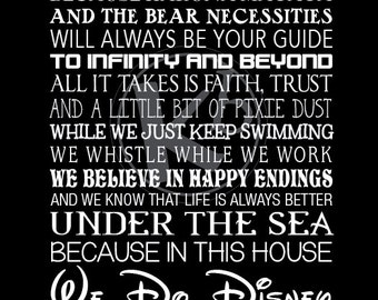 We Do Disney, 11x14 Digital Print