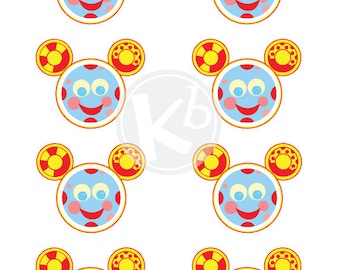 Toodles Cupcake Toppers