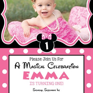 Minnie Mouse Invite