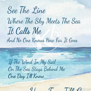 Moana &quot;How Far I&#39;ll Go&quot;, 8x10 Digital Print
