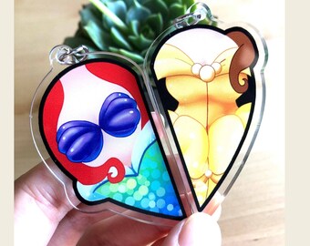 princess BFF Keychians