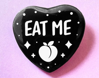 Eat Me Heart Button