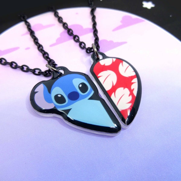 Lilo and Stitch BFF Necklace Set