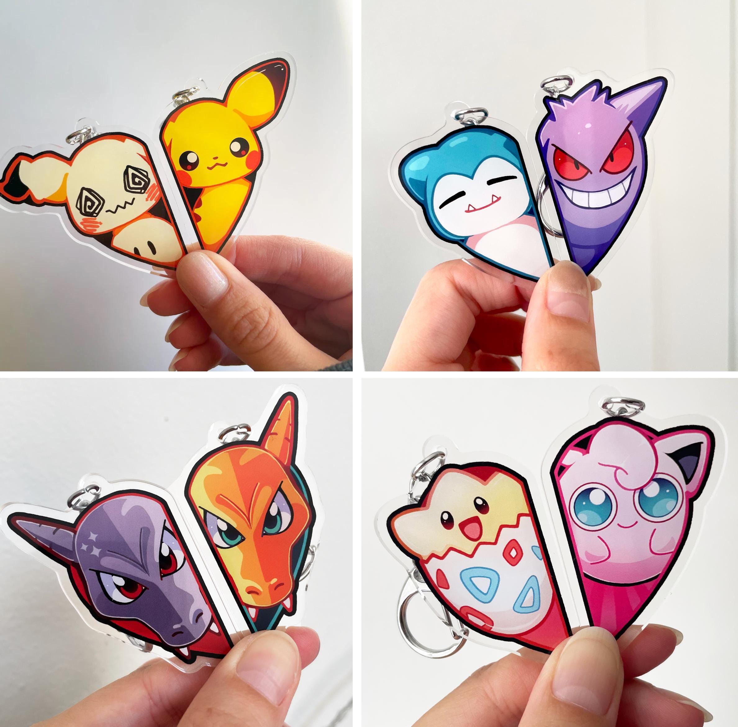 Mix & Match E E V E E BFF Keychians - Etsy