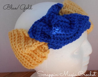 Crochet Twisted Knot Ear Warmer ~ Pattern download ~ Scrappin Magic Crochet