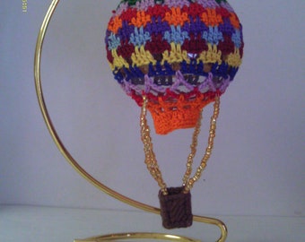 Crochet HOT AIR BALLOON Pattern ~ Christmas ~ ornament