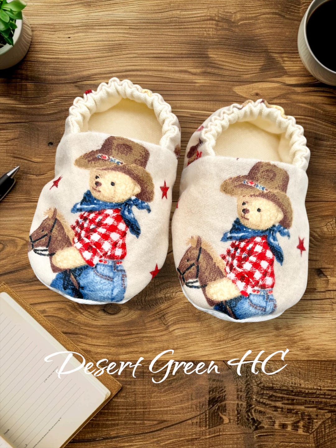 Boys Teddy Bear Smocked Footsie main image 1